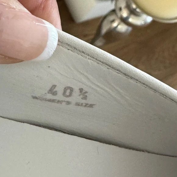 Hogan White and Gray Women's Platform Sneaker Loafers - Size 40.5 - Picture 7 of 11